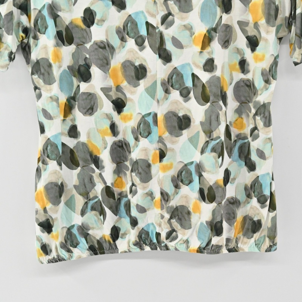 Gerry‎ Weber Green Top Womens Size 6 Abstract Print Lightweight Comfy Matrure - Picture 11 of 11
